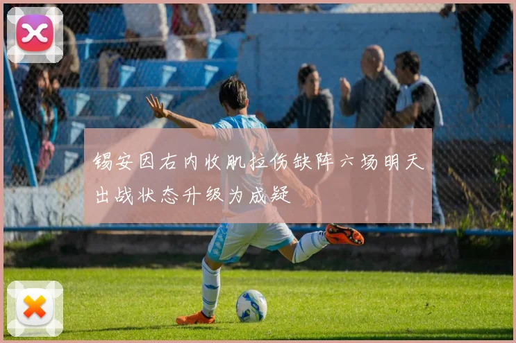 锡安因右内收肌拉伤缺阵六场明天出战状态升级为成疑